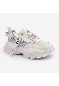 Sneakersy Damskie GOE NN2N4039B Białe. Zapięcie: sznurówki. Kolor: biały. Materiał: tkanina, skóra #11