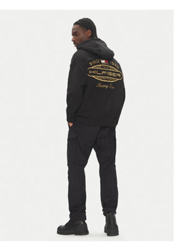 TOMMY HILFIGER - Tommy Hilfiger Bluza F1 Movie MW0MW41386 Czarny Regular Fit. Kolor: czarny. Materiał: bawełna