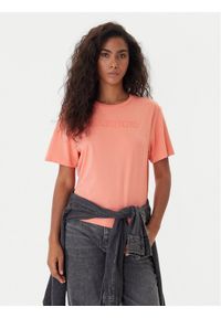 Kappa T-Shirt Frega 351M1KW Pomarańczowy Regular Fit. Kolor: pomarańczowy. Materiał: bawełna #1