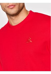 Le Coq Sportif Bluza 2021640 Czerwony Regular Fit. Kolor: czerwony. Materiał: bawełna