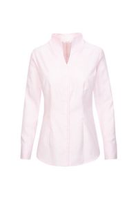 Seidensticker Koszula 60.080644 Różowy Slim Fit. Kolor: różowy. Materiał: bawełna