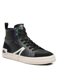 Lacoste Sneakersy L004 Mid 222 2 Sma 744SMA0103454 Czarny. Kolor: czarny. Materiał: skóra