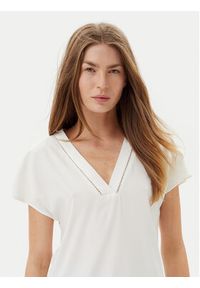 Vero Moda Bluzka Bella 10327551 Biały Regular Fit. Kolor: biały. Materiał: wiskoza #6