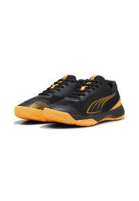 Puma - Halowe buty sportowe Solarstrike III PUMA Black Sun Stream White Orange. Kolor: żółty, czarny, biały, pomarańczowy, wielokolorowy. Sport: piłka ręczna