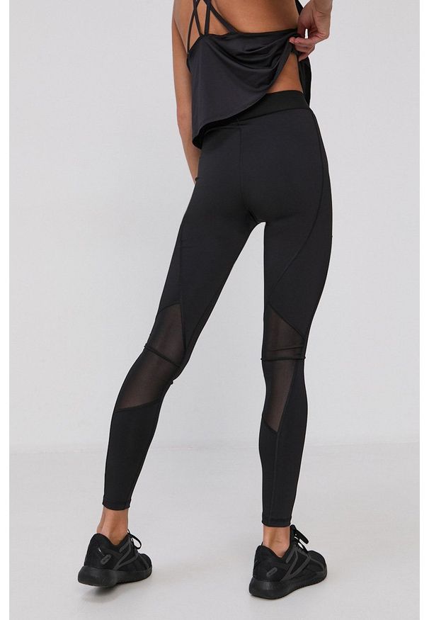 adidas Performance - Legginsy. Stan: podwyższony. Kolor: czarny. Materiał: materiał. Technologia: Techfit (Adidas)