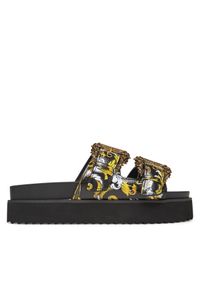 Klapki Versace Jeans Couture. Kolor: czarny