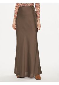 Guess Spódnica maxi Annachiara W4GD12 WD8G2 Brązowy Regular Fit. Kolor: brązowy. Materiał: syntetyk #1