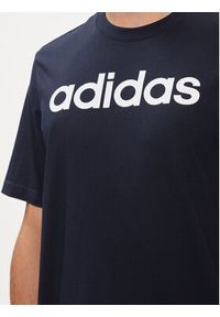 Adidas - adidas T-Shirt Essentials Single Jersey Linear Embroidered Logo T-Shirt IC9275 Niebieski Regular Fit. Kolor: niebieski. Materiał: bawełna