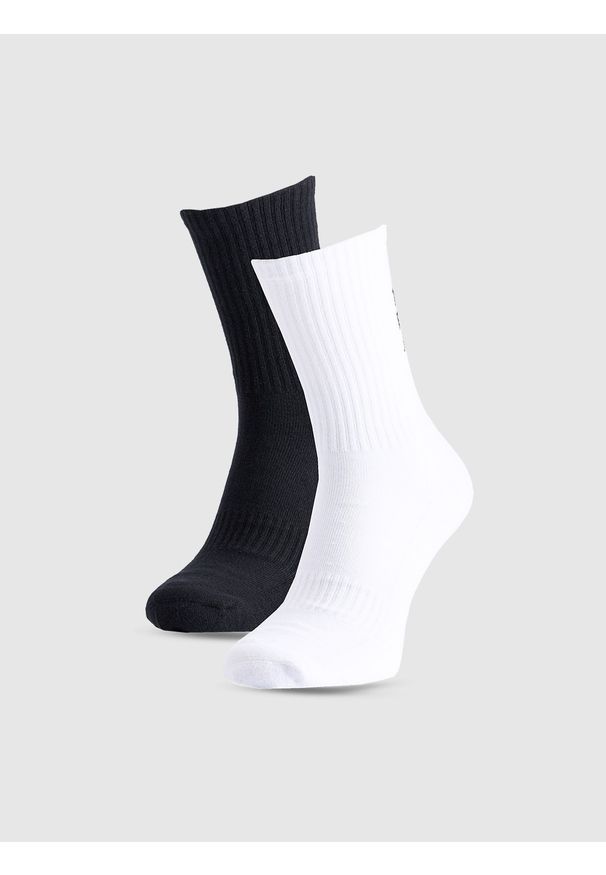 4f - 4F Skarpety casual za kostkę (2-pack) męskie - multikolor 43-46. Kolor: wielokolorowy. Materiał: bawełna