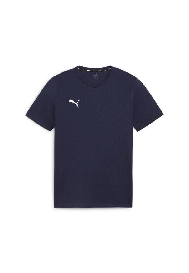 Koszulka męska Puma Team Goal Casuals Tee. Kolor: niebieski. Materiał: materiał. Sport: piłka nożna
