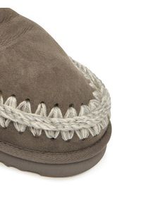 Mou Śniegowce MU.FW101050A Czarny. Kolor: czarny. Materiał: zamsz, skóra #7