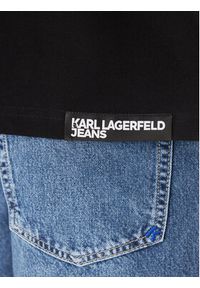 Karl Lagerfeld Jeans Polo A2M17094 Czarny Regular Fit. Typ kołnierza: polo. Kolor: czarny. Materiał: bawełna