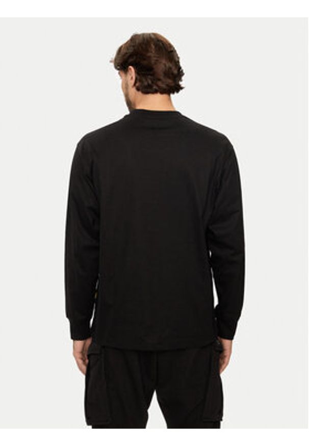 G-Star RAW - G-Star Raw Longsleeve Center Chest D25078 C336 6484 Czarny Oversize. Kolor: czarny. Materiał: bawełna. Długość rękawa: długi rękaw