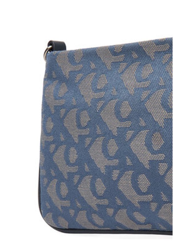 Calvin Klein Jeans Torebka Ckj Monogram Mini Bag LV04K3183G Niebieski. Kolor: niebieski