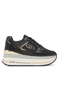 Liu Jo Sneakersy Plus 01 BF5011 PX776 Czarny. Kolor: czarny. Materiał: skóra
