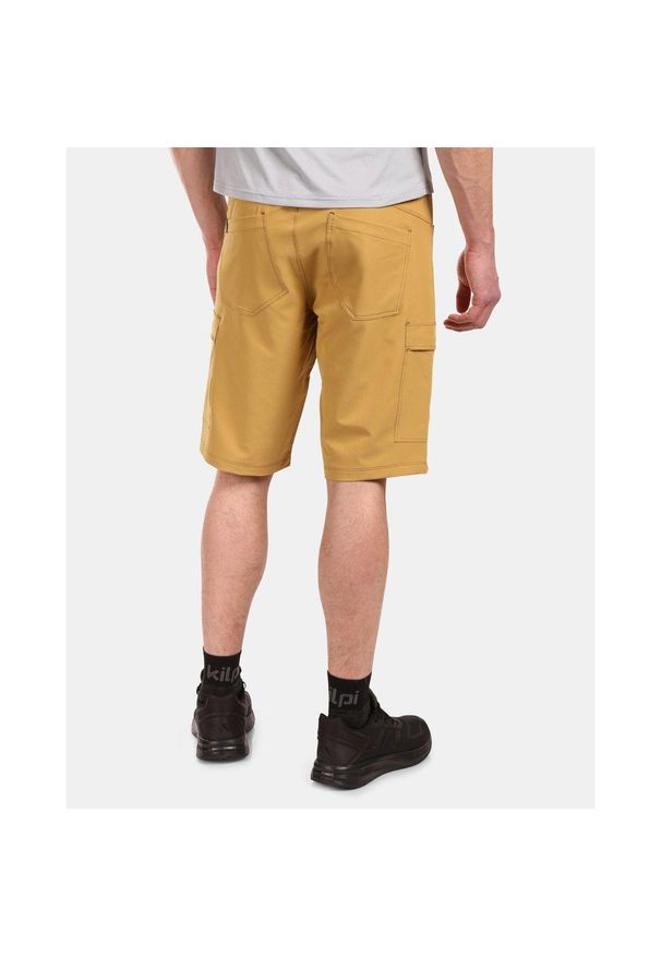 Szorty Kilpi Kilkis. Kolor: żółty. Sport: turystyka piesza