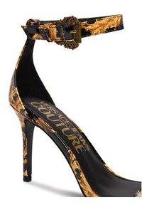 Versace Jeans Couture Sandały 80VA3S76 ZS366 G89 Czarny. Kolor: czarny. Materiał: skóra #6