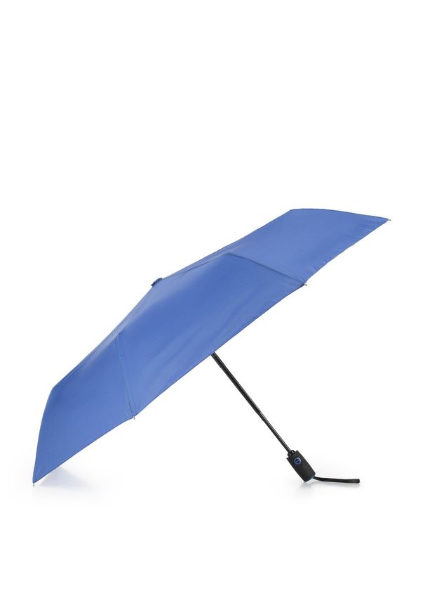 Wittchen - Parasol automatyczny prosty ciemnoniebieski. Kolor: niebieski. Materiał: poliester, włókno