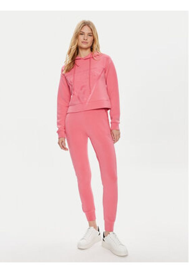 Guess Bluza V2YQ08 K7UW2 Różowy Regular Fit. Kolor: różowy. Materiał: wiskoza