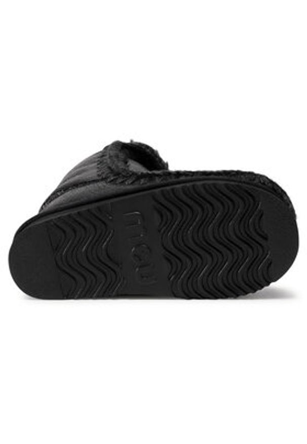 Mou Śniegowce Eskimo Boot 24 FW101000B Czarny. Kolor: czarny. Materiał: skóra