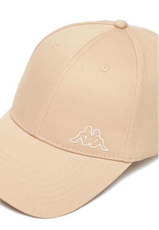 Kappa Czapka z daszkiem KAP-U3-001-SS25 Beżowy. Kolor: beżowy. Materiał: materiał, bawełna