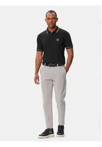BOSS Polo Paddy_The_Open-26 50566997 Czarny Regular Fit. Typ kołnierza: polo. Kolor: czarny. Materiał: bawełna #4