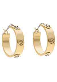 Tory Burch Kolczyki Miller Stud Koop Earring 65094 Złoty. Materiał: złote. Kolor: złoty #1