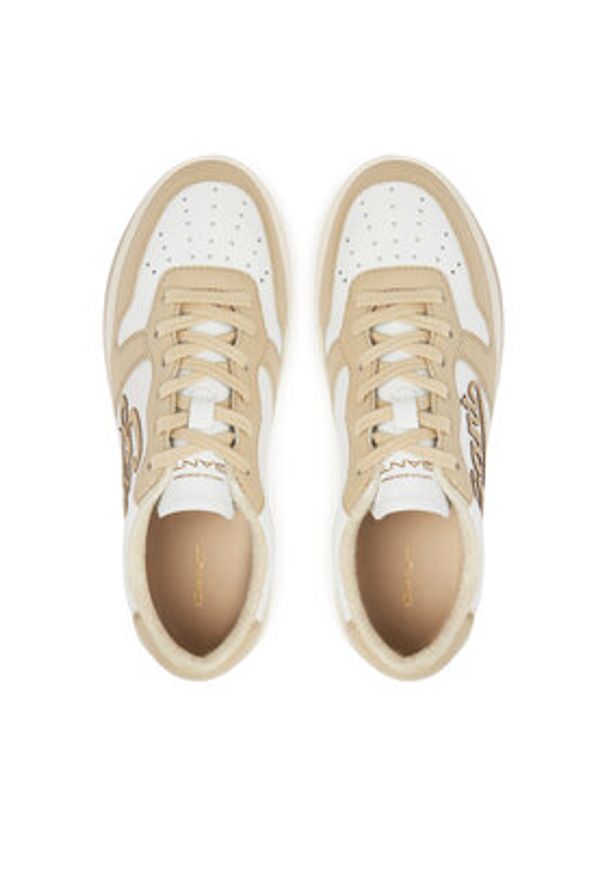 GANT - Gant Sneakersy 30531900 Beżowy. Kolor: beżowy. Materiał: skóra