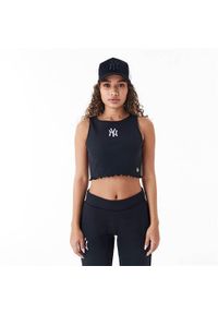 Koszulka sportowa damska New Era Neyyan. Kolor: czarny. Długość rękawa: bez rękawów. Styl: sportowy