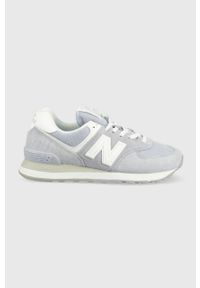 New Balance sneakersy WL574FO2 kolor fioletowy. Nosek buta: okrągły. Zapięcie: sznurówki. Kolor: fioletowy. Materiał: skóra, materiał. Model: New Balance 574