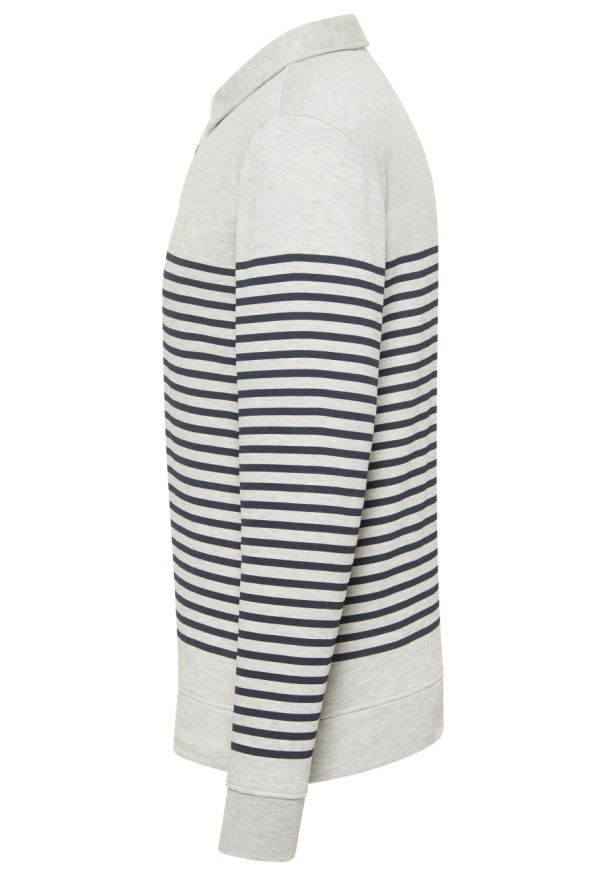 Męski Longsleeve Mustang Style Pinehurst Whisper White Melange 1015684 2078. Długość rękawa: długi rękaw