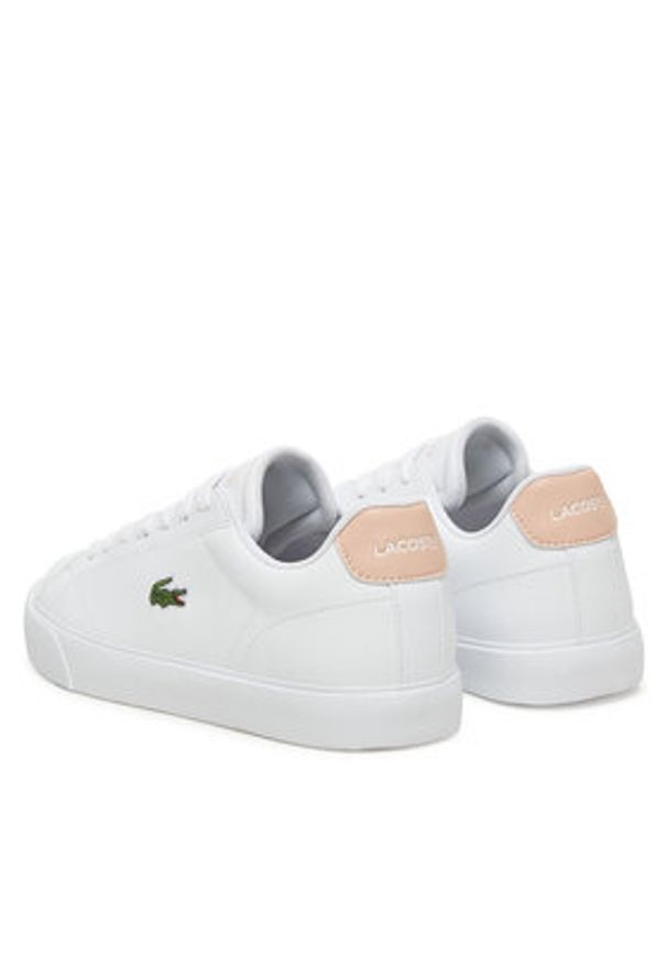 Lacoste Sneakersy Lerond 7-49CFA0037 Biały. Kolor: biały. Materiał: skóra