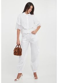 Twinset Milano - Koszula damska lniana TWINSET. Materiał: len #3