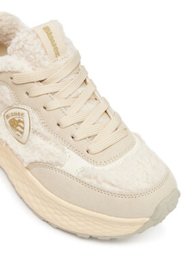 Blauer Sneakersy F5LYNN02/FUR Beżowy. Kolor: beżowy. Materiał: materiał
