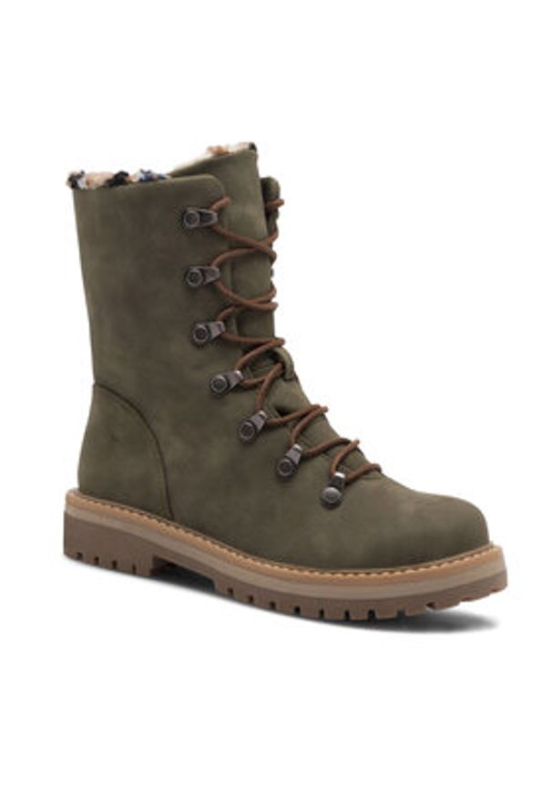 Jenny Fairy Botki EVIE WS2911-06 Khaki. Kolor: brązowy. Materiał: syntetyk