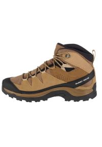 salomon - Buty Salomon Quest Rove Gtx M 471814 brązowe. Zapięcie: sznurówki. Kolor: brązowy. Materiał: guma, syntetyk, zamsz, skóra