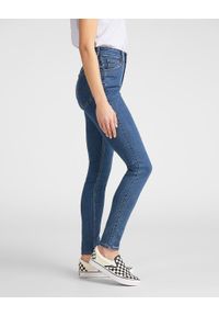 Lee - LEE HIGH SKINNY IVY SPODNIE DAMSKIE JEANSOWE CLEAN PLAY L32EKJZH