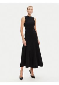 Guess Sukienka dzianinowa W5YK0S Z0241 Czarny Regular Fit. Kolor: czarny. Materiał: wiskoza #1