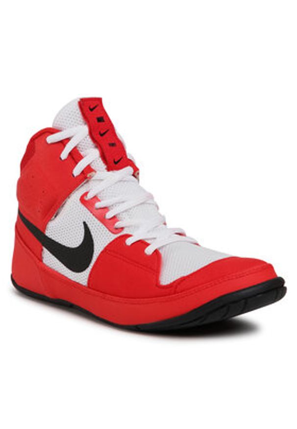 Nike Buty bokserskie Fury A02416 601 Czerwony. Kolor: czerwony. Materiał: materiał