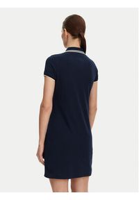TOMMY HILFIGER - Tommy Hilfiger Sukienka codzienna WW0WW45532 Granatowy Regular Fit. Okazja: na co dzień. Kolor: niebieski. Materiał: bawełna. Typ sukienki: proste. Styl: casual #3