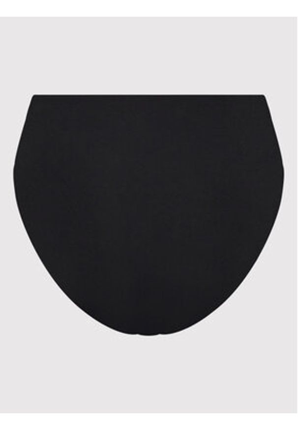 Seafolly Dół od bikini Wrap Front 40643-942 Czarny. Kolor: czarny. Materiał: syntetyk