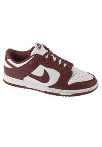 Nike - Buty sportowe Sneakersy męskie, Dunk Low Retro. Kolor: biały. Sport: turystyka piesza
