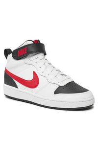 Nike Sneakersy Buty Court Borough Mid 2 (GS) CD7782-110 Biały. Kolor: biały. Materiał: skóra. Model: Nike Court #5