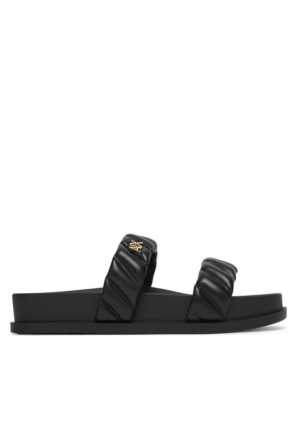 Klapki Armani Exchange. Kolor: czarny