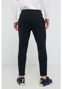 Calvin Klein Performance Spodnie męskie kolor czarny gładkie. Kolor: czarny. Materiał: dzianina. Wzór: gładki