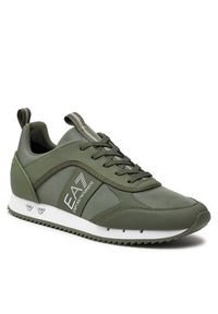 EA7 Emporio Armani Sneakersy X8X027 XK219 T528 Zielony. Kolor: zielony. Materiał: materiał