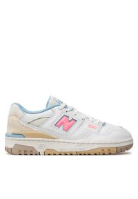 New Balance Sneakersy 550 V1 GSB550EP Biały. Kolor: biały. Materiał: skóra