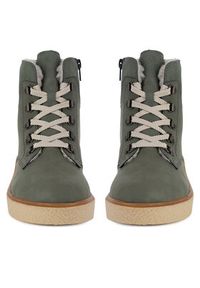 Rieker Trzewiki Y0033-54 Zielony. Kolor: zielony. Materiał: skóra #2