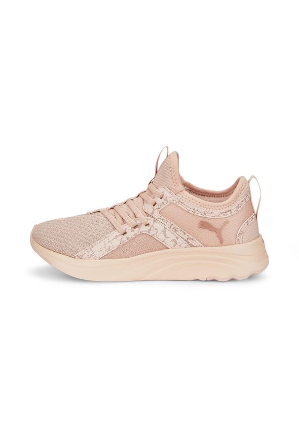 Buty do chodzenia damskie Puma SOFTRIDE SOPHIA MARBLE. Kolor: różowy. Sport: turystyka piesza