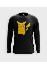 MegaKoszulki - Koszulka męska z dł. rękawem Shocked Pikachu 2. Materiał: bawełna #1